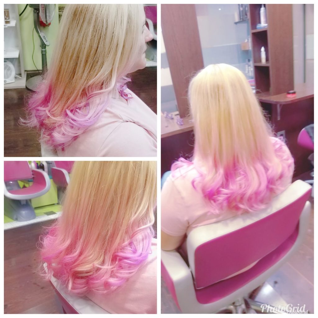 Modno žensko striženje in barvanje